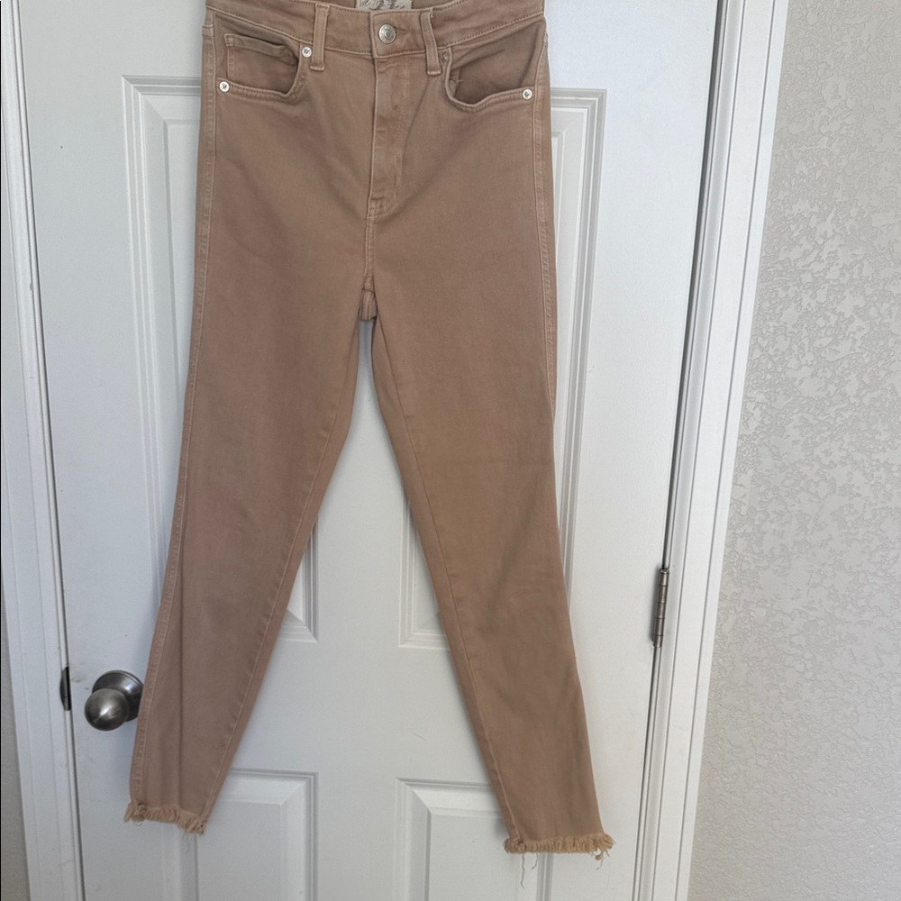 We The Free Tan Skinny Jeans